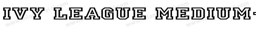 Ivy League Medium字体转换